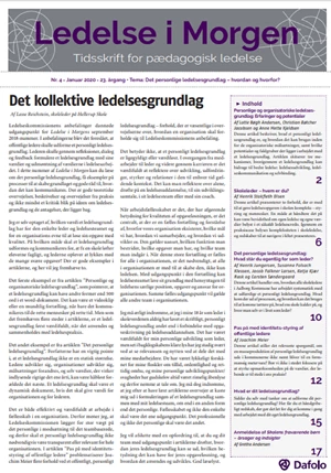 Ledelse i Morgen. Nr. 4. Januar 2020 (E-tidsskrift)