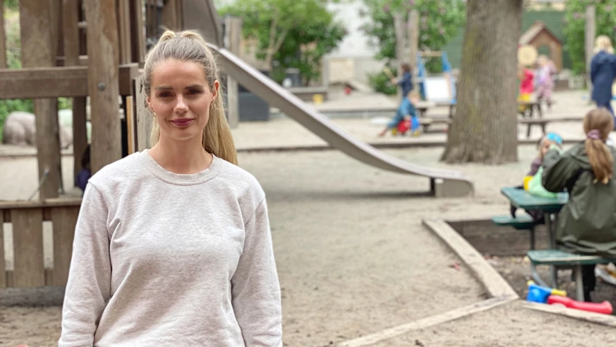 Freja, 30 år. Har været pædagog i 5 år og arbejder i Børneflokken Vordingborggade på Østerbro.