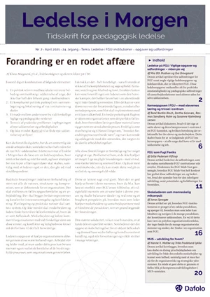 Ledelse i Morgen, Nr. 7. April 2021 (E-tidsskrift)