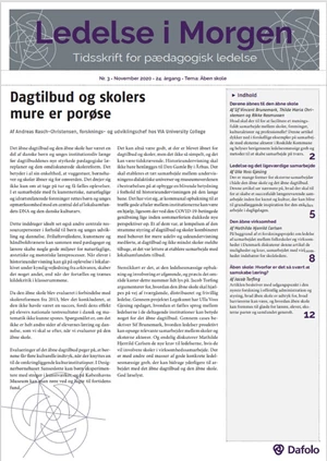 Ledelse i Morgen. Nr. 3. November 2020 (E-tidsskrift)